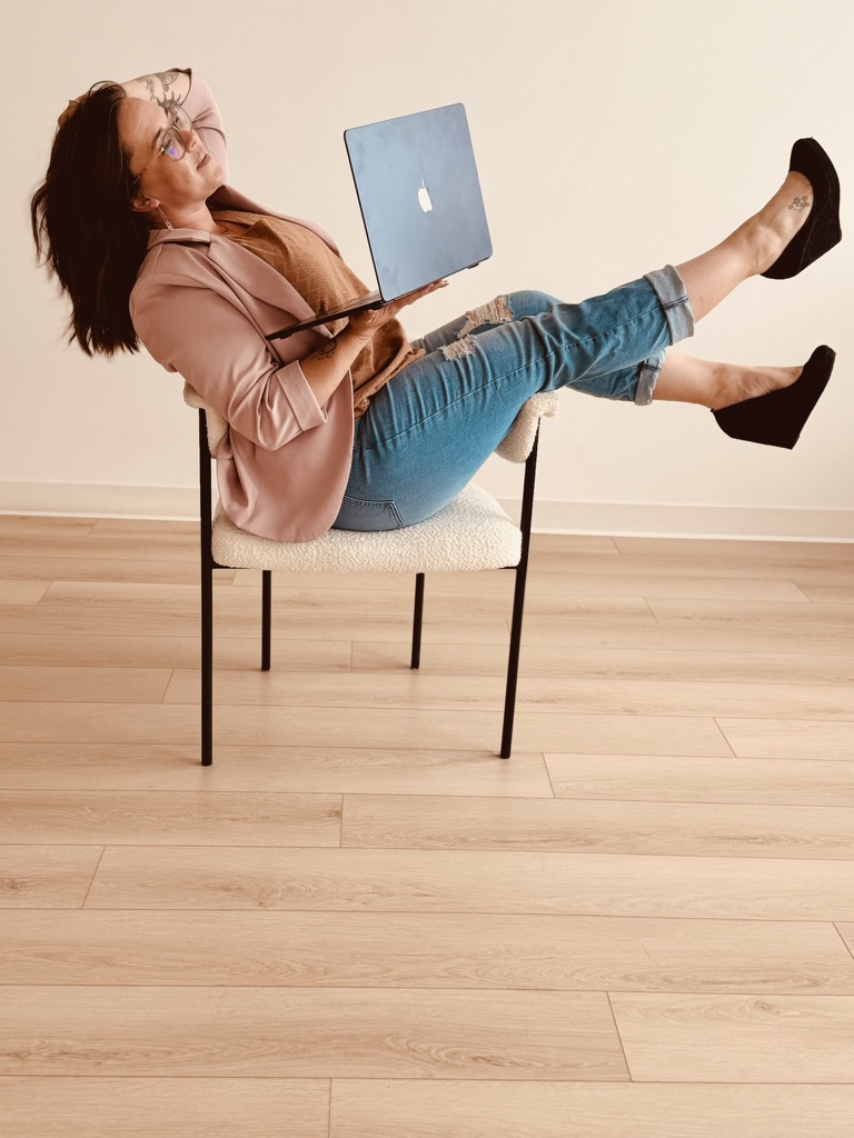 Natasha, co-owner of Madhatter's Studios in Lethbridge, Alberta